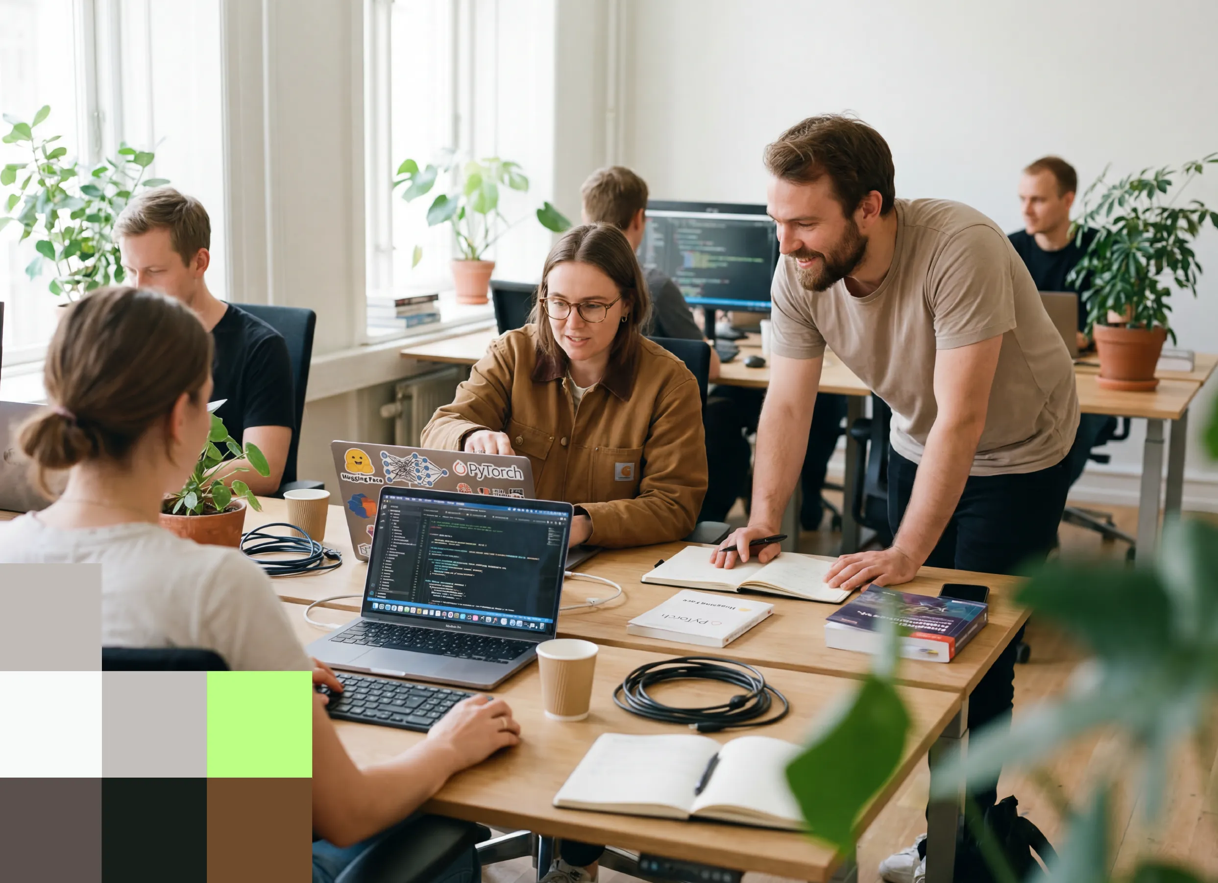 L’équipe Lior Agency en atelier de développement