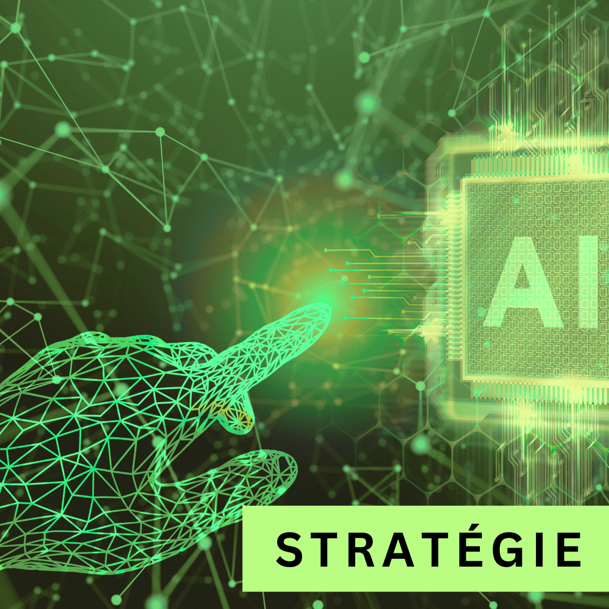 Stratégie de développement IA avec gouvernance et impact business immédiat